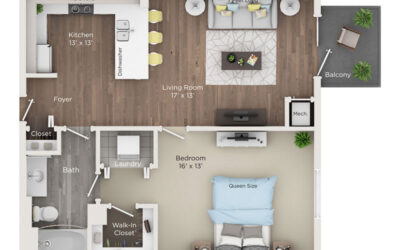A1 1 Bedroom Apartment