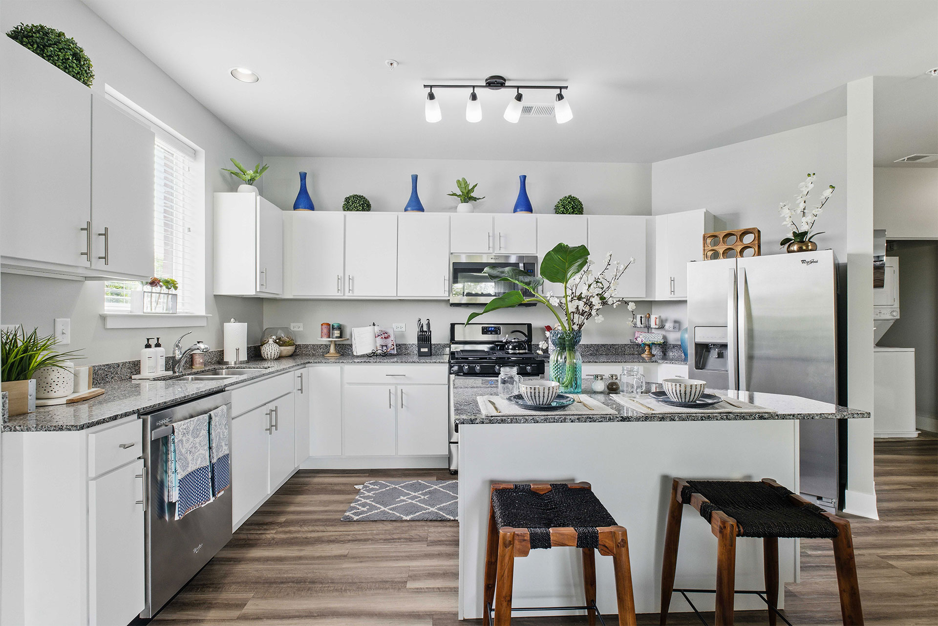 Apartment Kitchen with Island